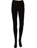 Dolce & Gabbana black wool tights with a snug fit, featuring a classic stocking pantyhose design for women.