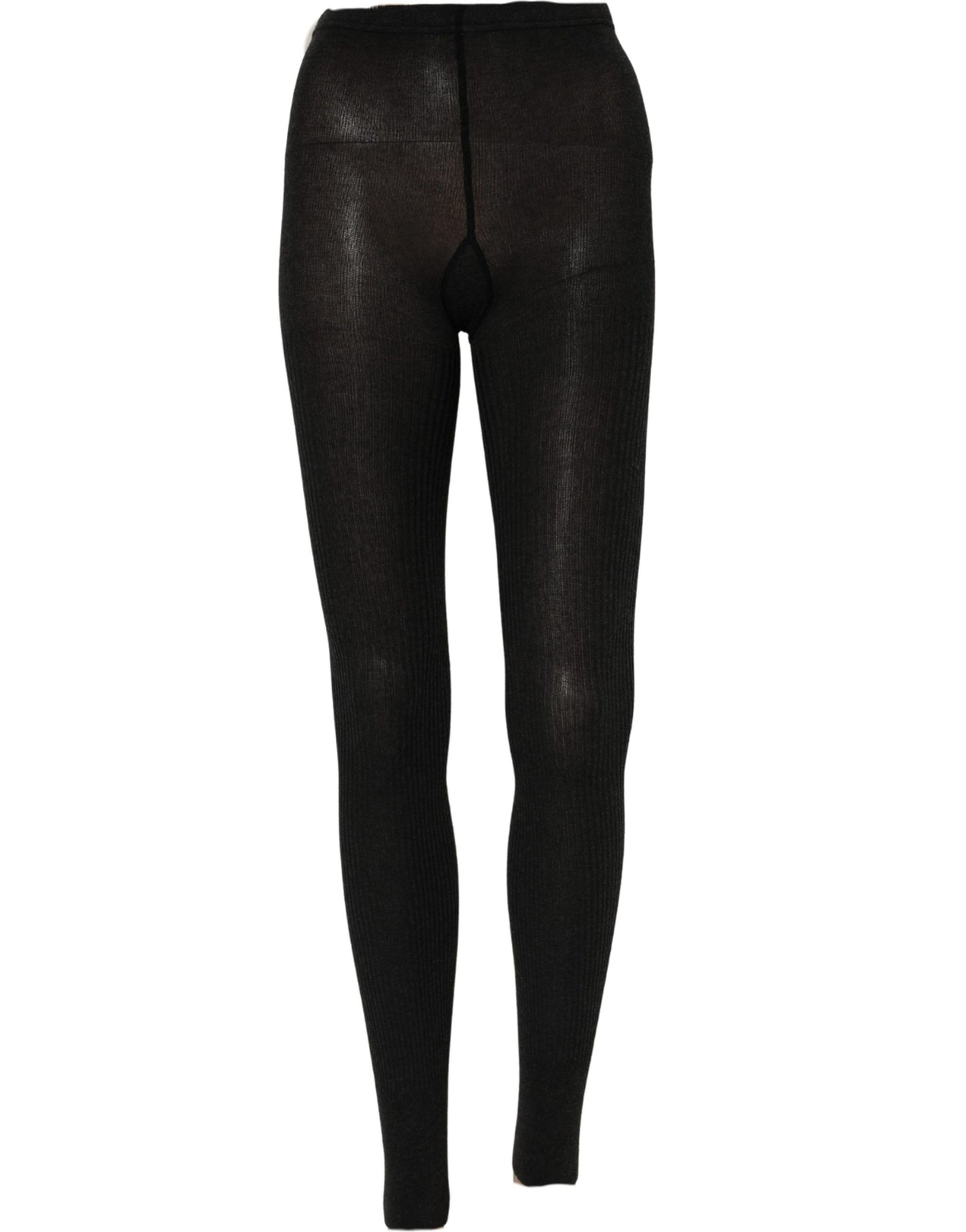 Dolce & Gabbana Gray Cotton Tights Stocking Pantyhose Socks Dolce & Gabbana