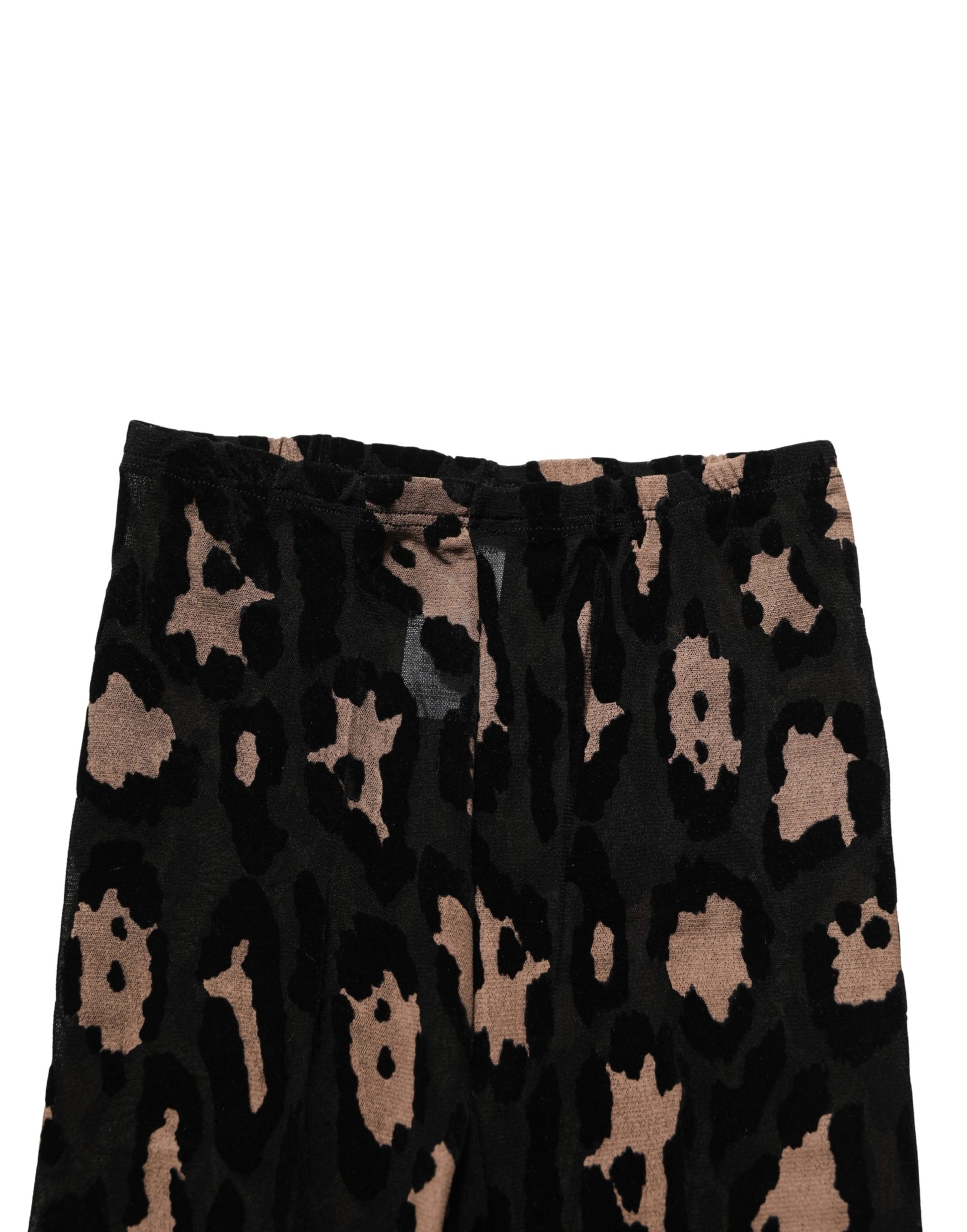 Dolce & Gabbana Black Leopard Nylon Tights Stocking Pantyhose Socks Dolce & Gabbana