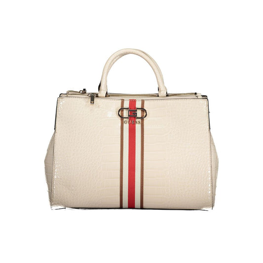 Guess Jeans Beige Polyurethane Women Handbag Guess Jeans