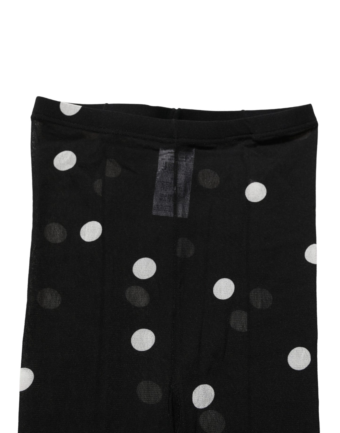 Dolce & Gabbana Black Polka Dot Tights Stockings Pantyhose Socks Dolce & Gabbana