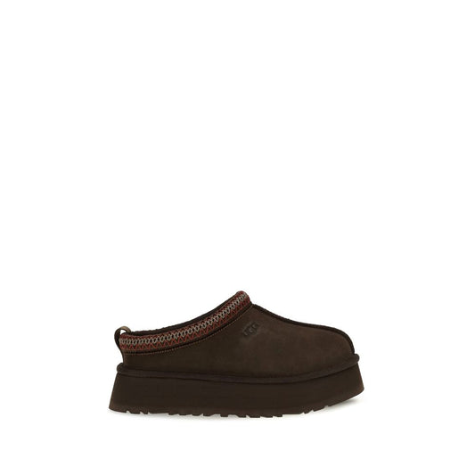 UGG Brown Suede Leather Mules UGG