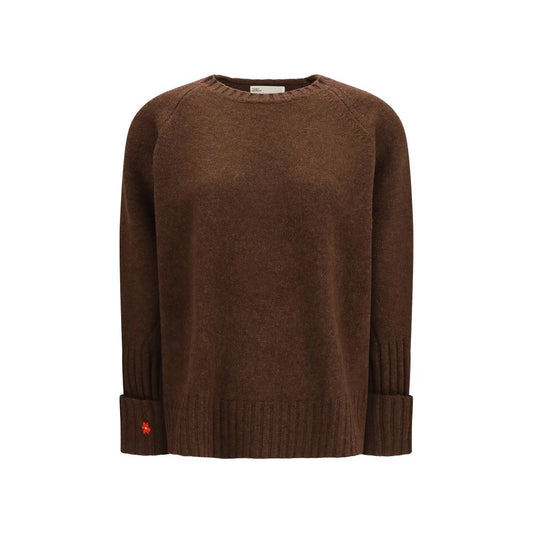 Tory Burch Brown Wool Oves Aries Sweatshirt Tory Burch