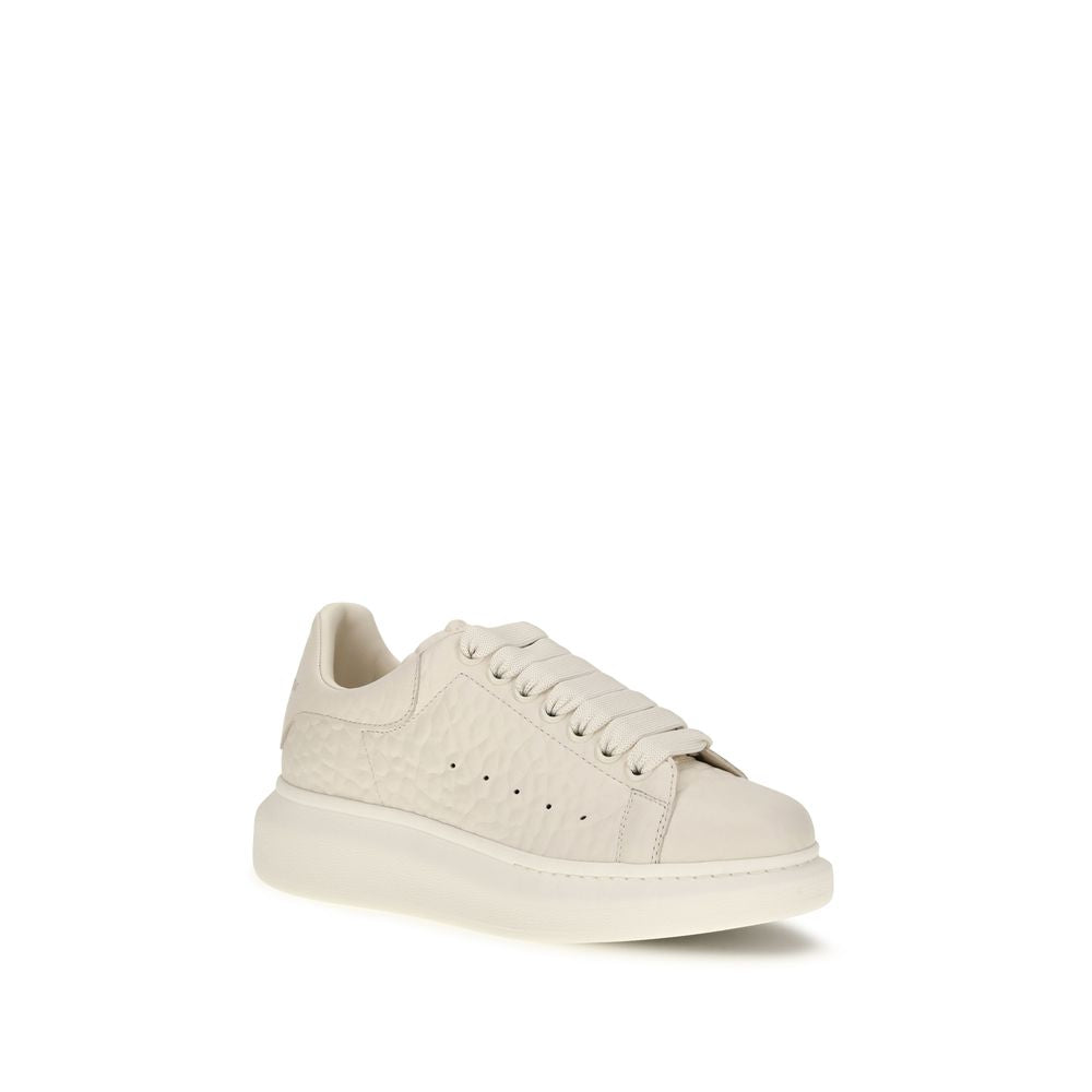Alexander McQueen White Calf Leather Bos Taurus Chunky Sneakers Alexander McQueen