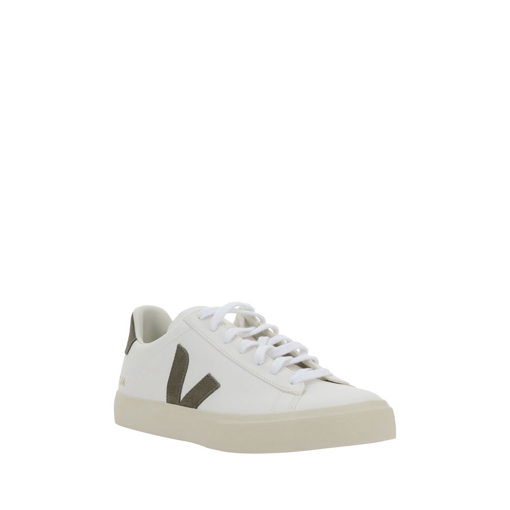 Veja White Calf Leather Bos Taurus Low Top Sneakers Veja