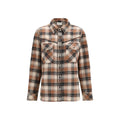 P.A.R.O.S.H. Brown Cotton Pattern Shirt - Eljoys Fashion 