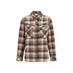 P.A.R.O.S.H. Brown Cotton Pattern Shirt - Eljoys Fashion 