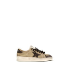 Golden Goose Beige Calf Leather Bos Taurus Sneakers