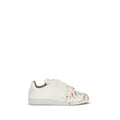 Maison Margiela White Calf Leather Bos Taurus Low Top Sneakers Maison Margiela