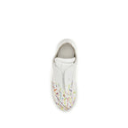 Maison Margiela White Calf Leather Bos Taurus Low Top Sneakers Maison Margiela