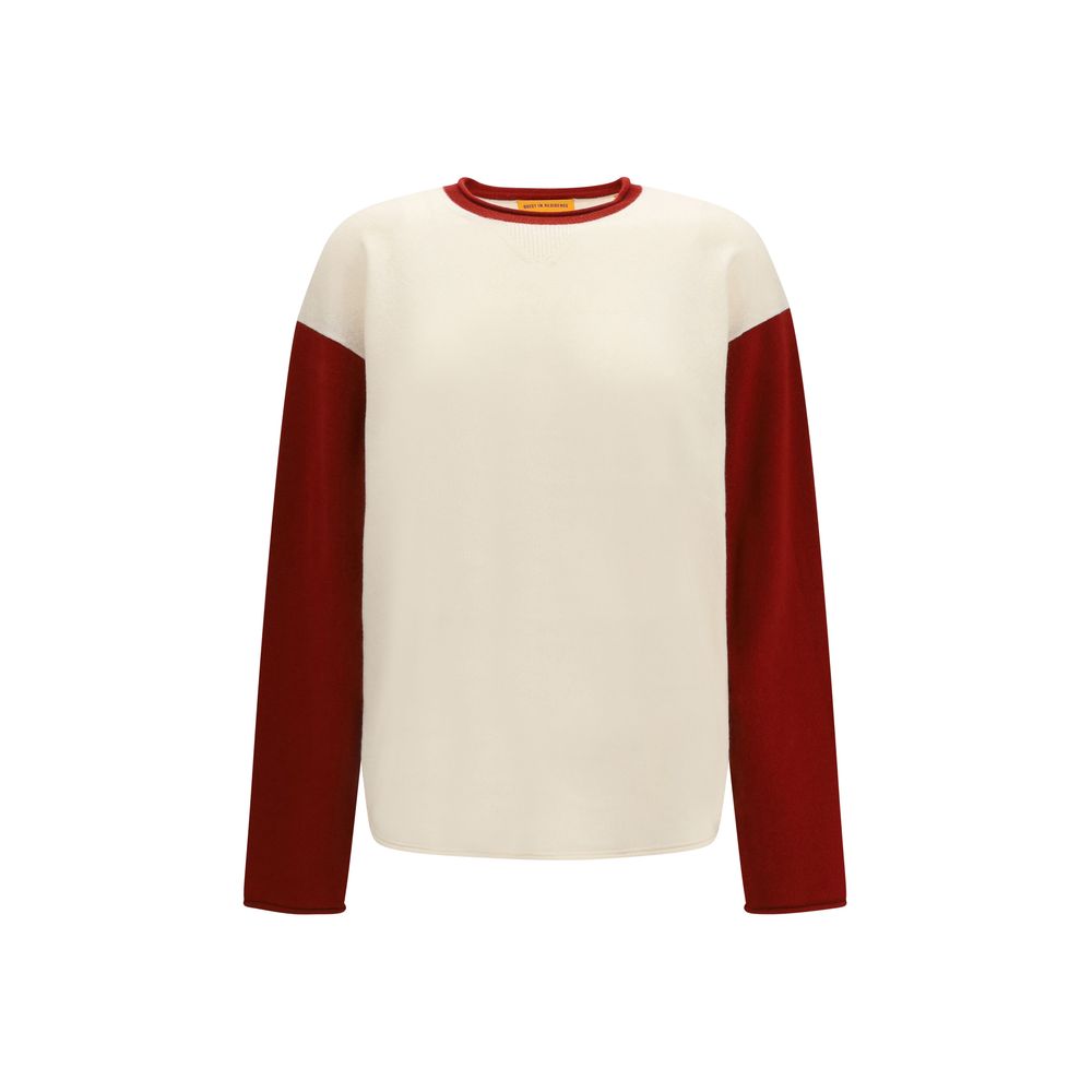 Guest in Residence White Cashmere Sweatshirt Guest in Residence
