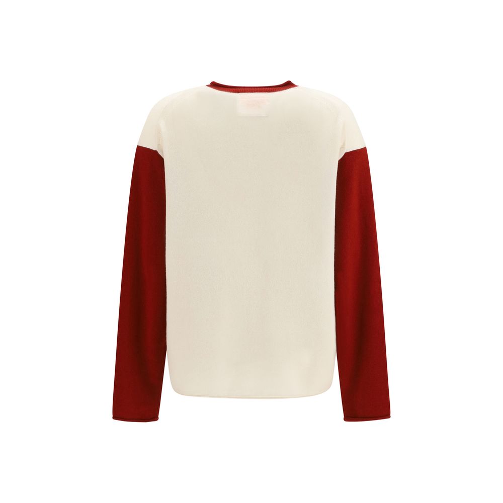 Guest in Residence White Cashmere Sweatshirt Guest in Residence
