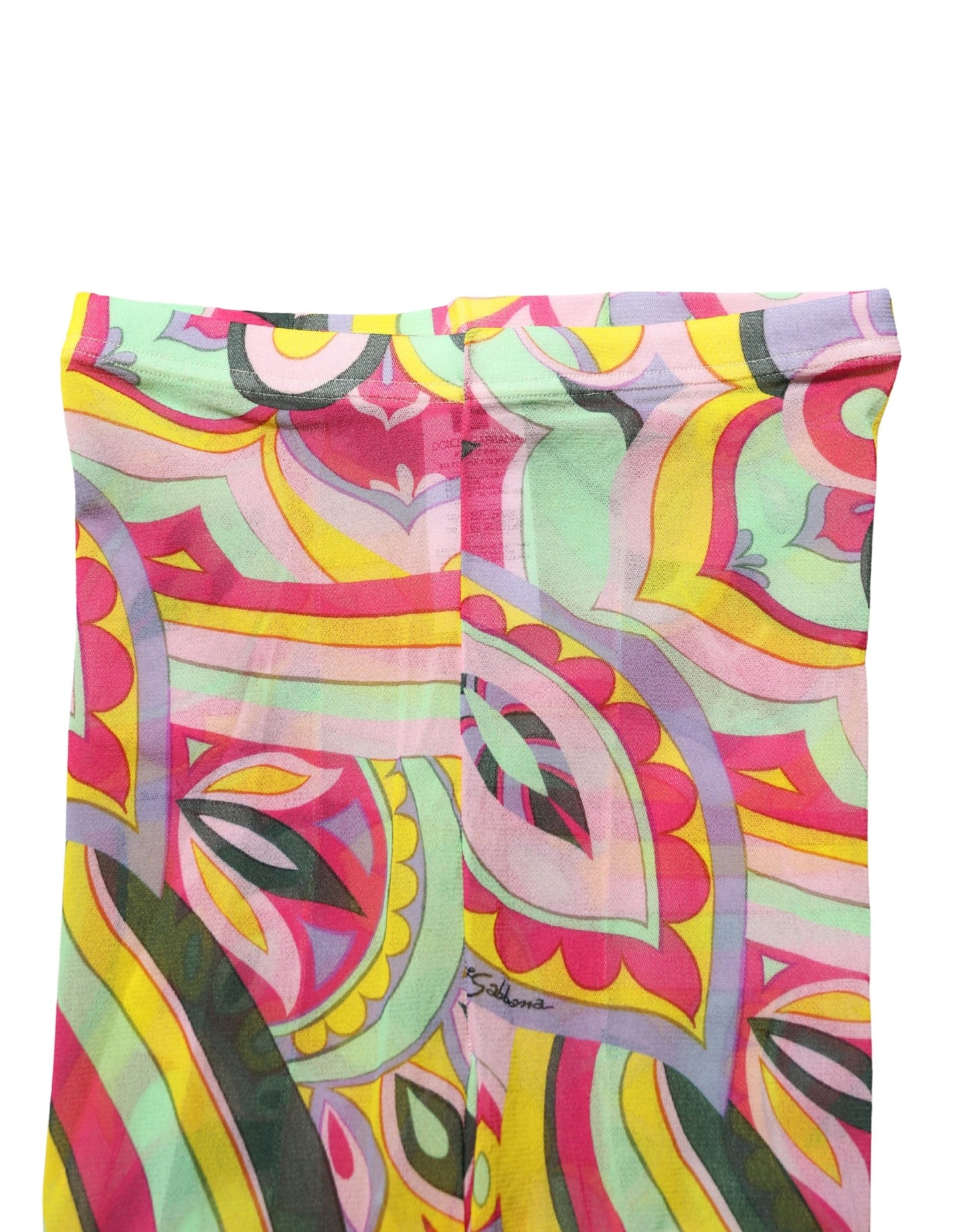 Dolce & Gabbana Multicolor Floral Print Tights Stockings Socks Dolce & Gabbana
