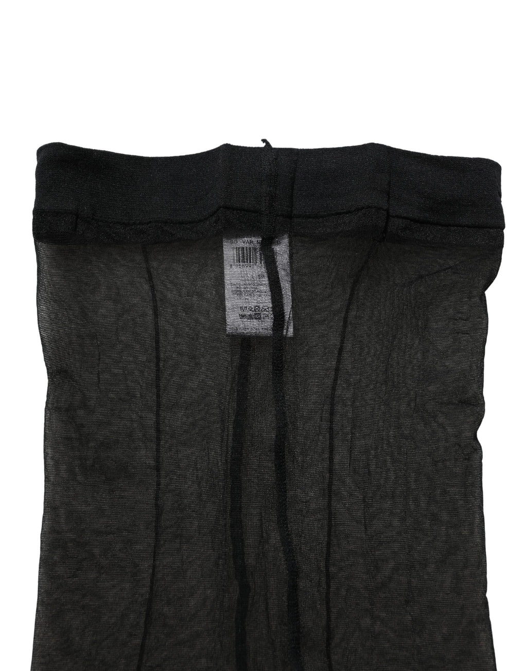Black nylon tights from Dolce & Gabbana featuring sheer, smooth fabric and a close fit, perfect for stylish legwear.