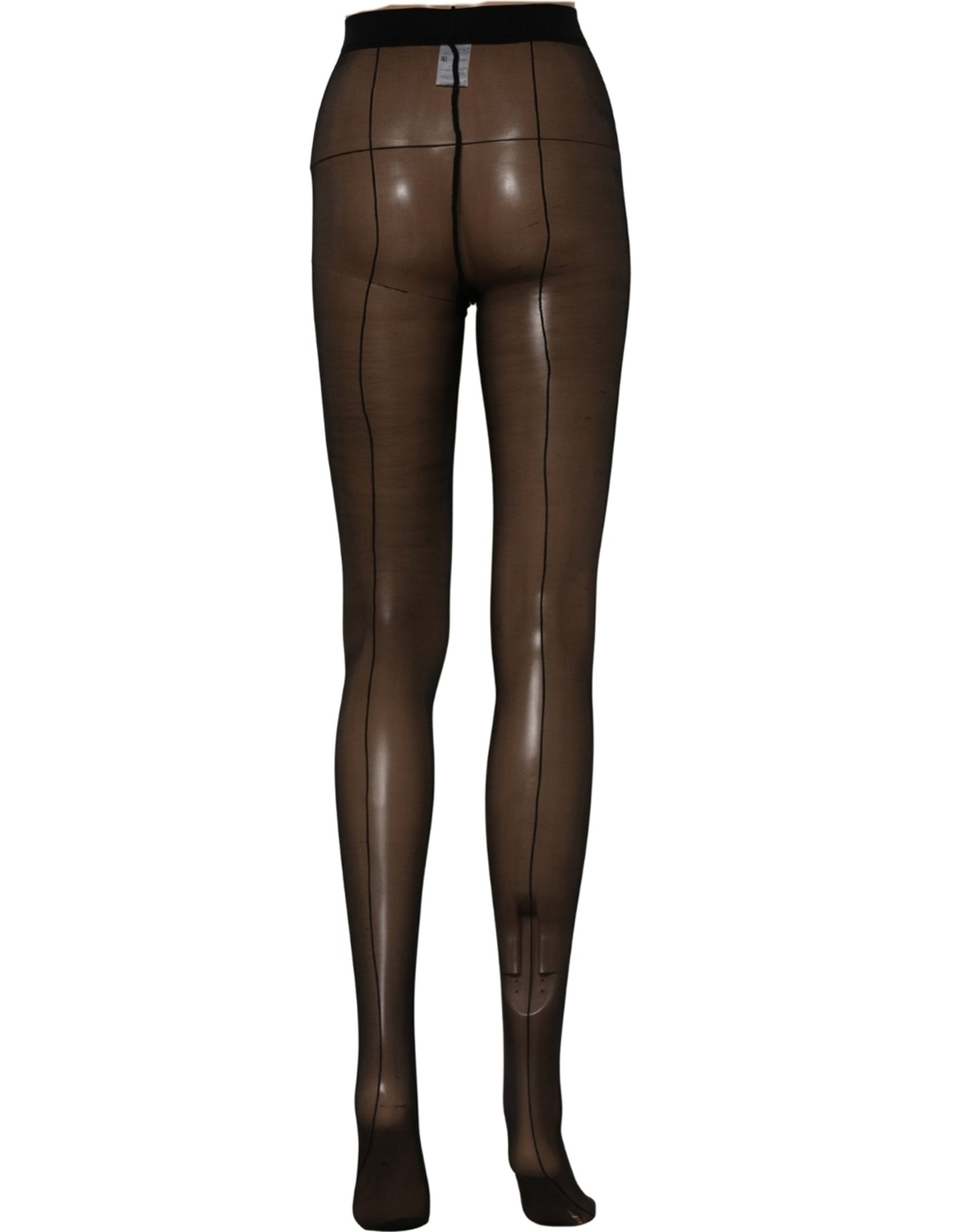 Dolce & Gabbana Black Nylon Tights Stocking Pantyhose Socks Dolce & Gabbana