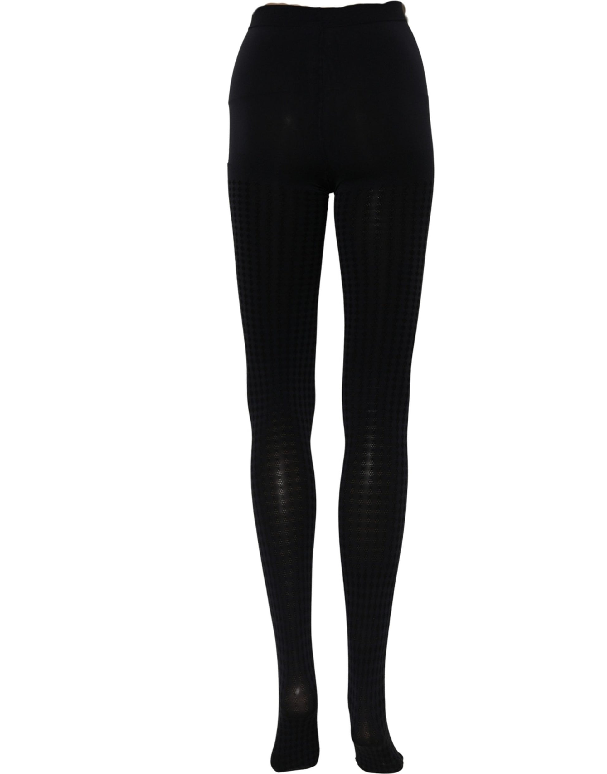 Dolce & Gabbana Black Nylon Tights Stocking Pantyhose Socks Dolce & Gabbana