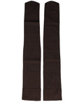 Brown nylon over calf long women's socks by Dolce & Gabbana, with a sleek, fitted design and subtle branding details.