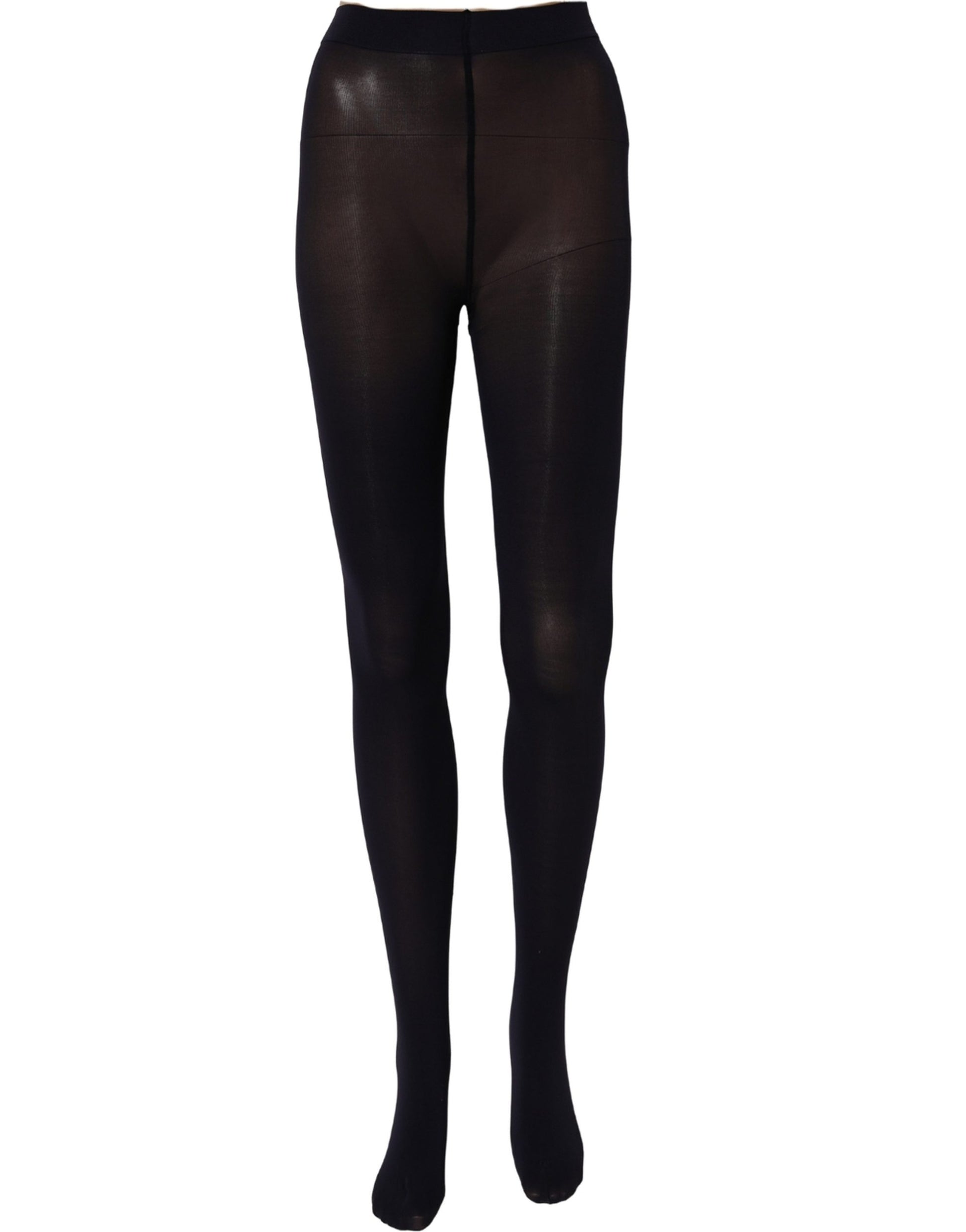 Dolce & Gabbana Dark Blue Nylon Sheer Tights Stockings Socks Dolce & Gabbana