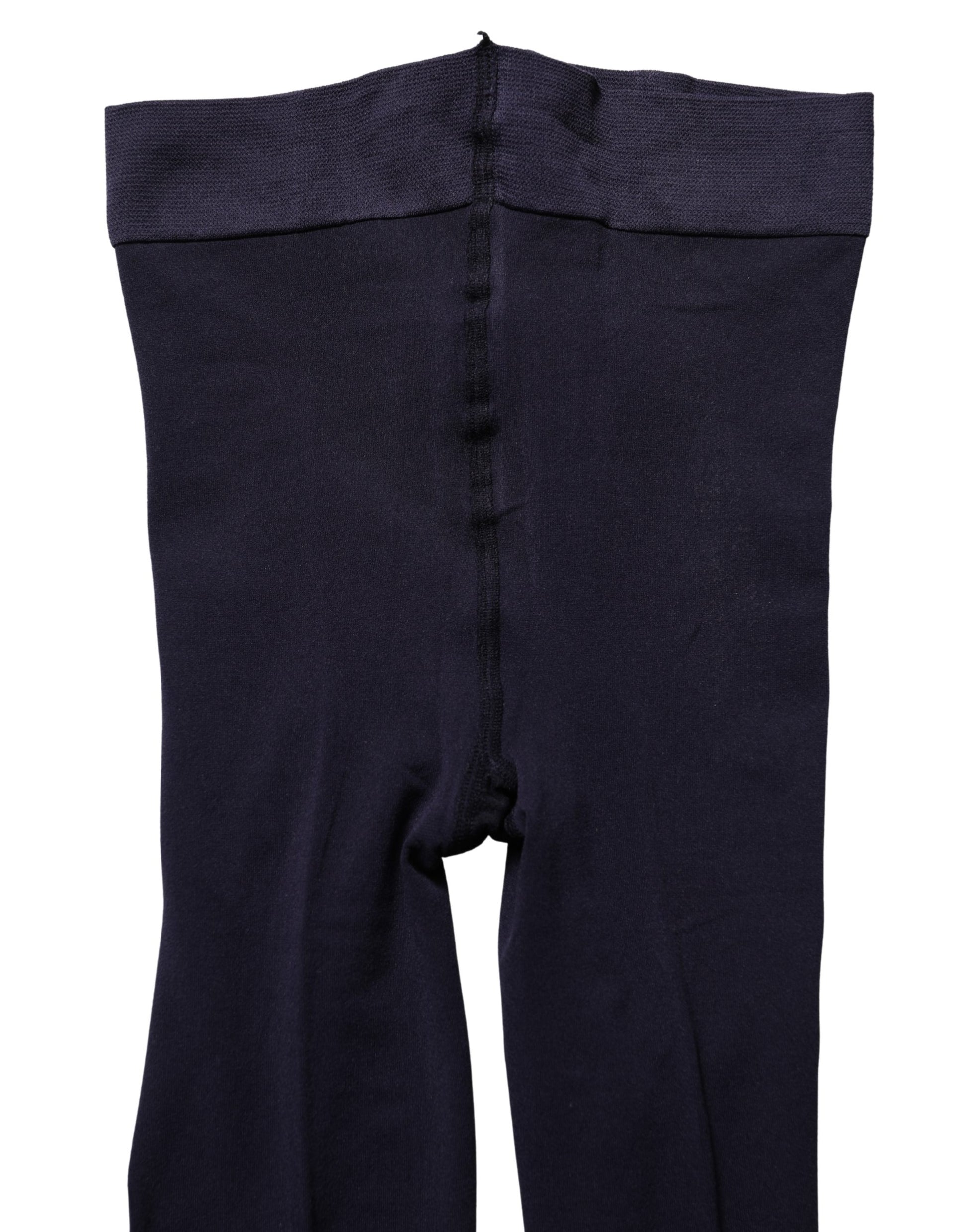 Dolce & Gabbana Dark Blue Nylon Sheer Tights Stockings Socks Dolce & Gabbana