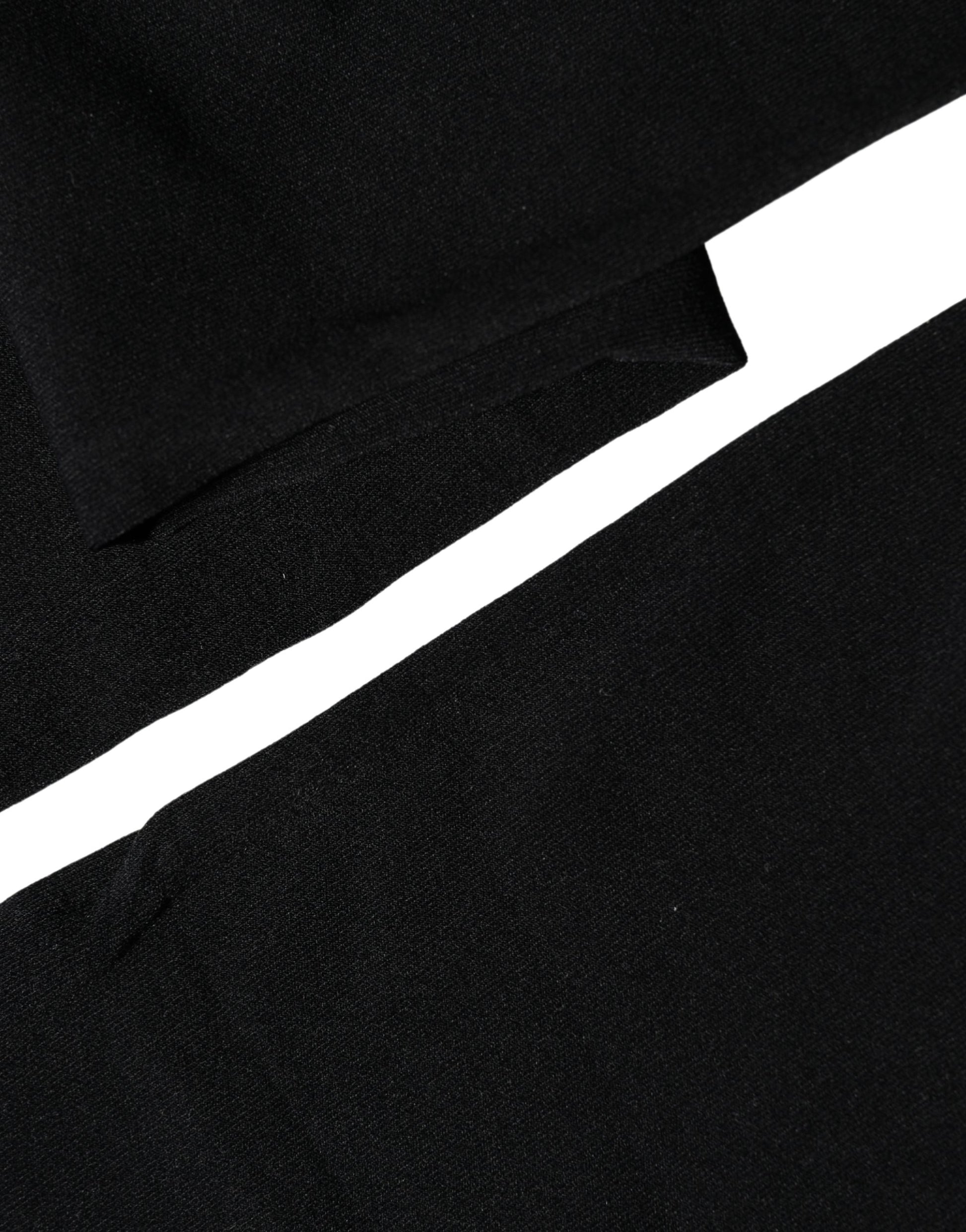Dolce & Gabbana Black 100% Nylon Thigh High Stockings Socks Dolce & Gabbana