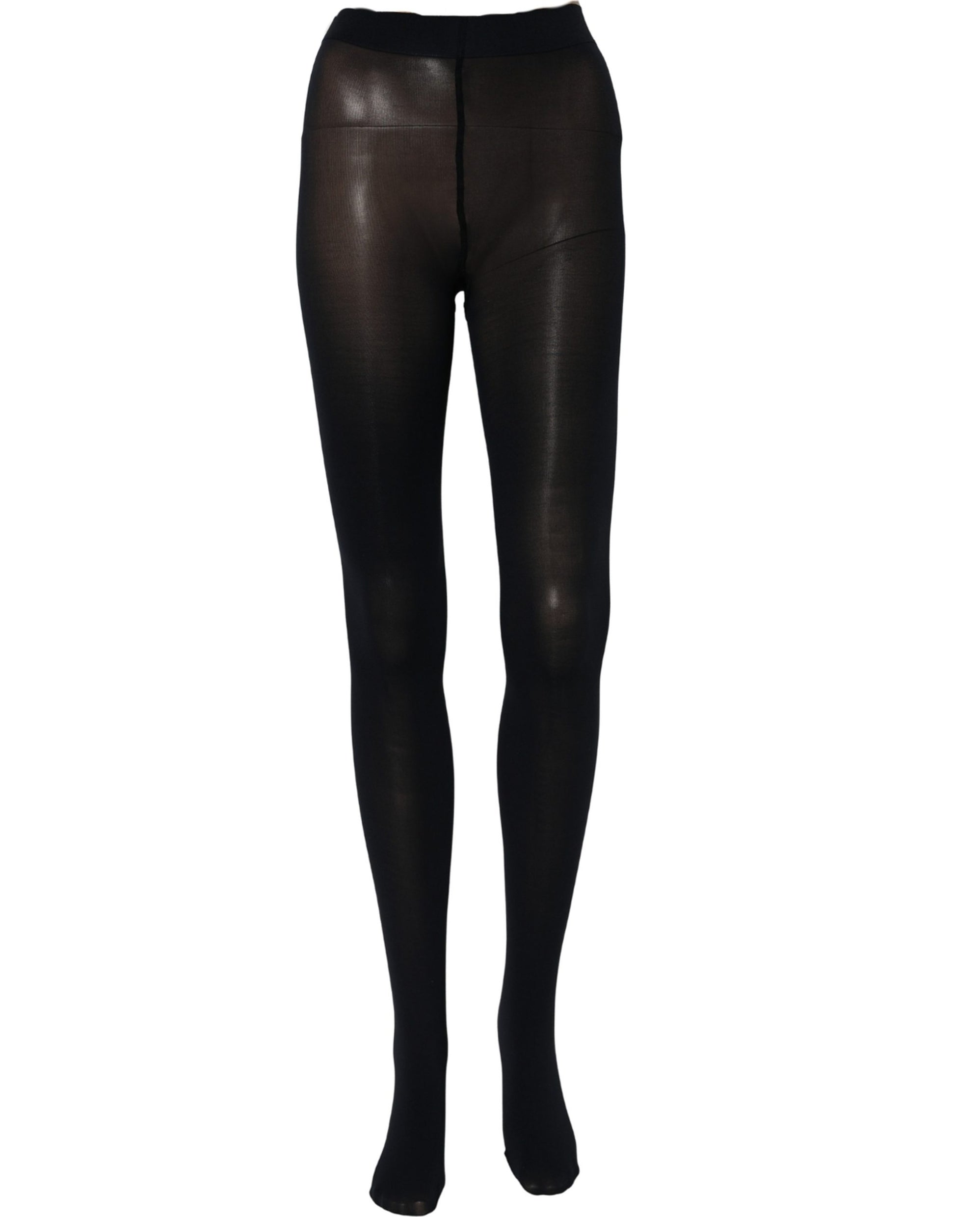 Dolce & Gabbana Dark Blue Nylon Sheer Tights Stockings Socks Dolce & Gabbana
