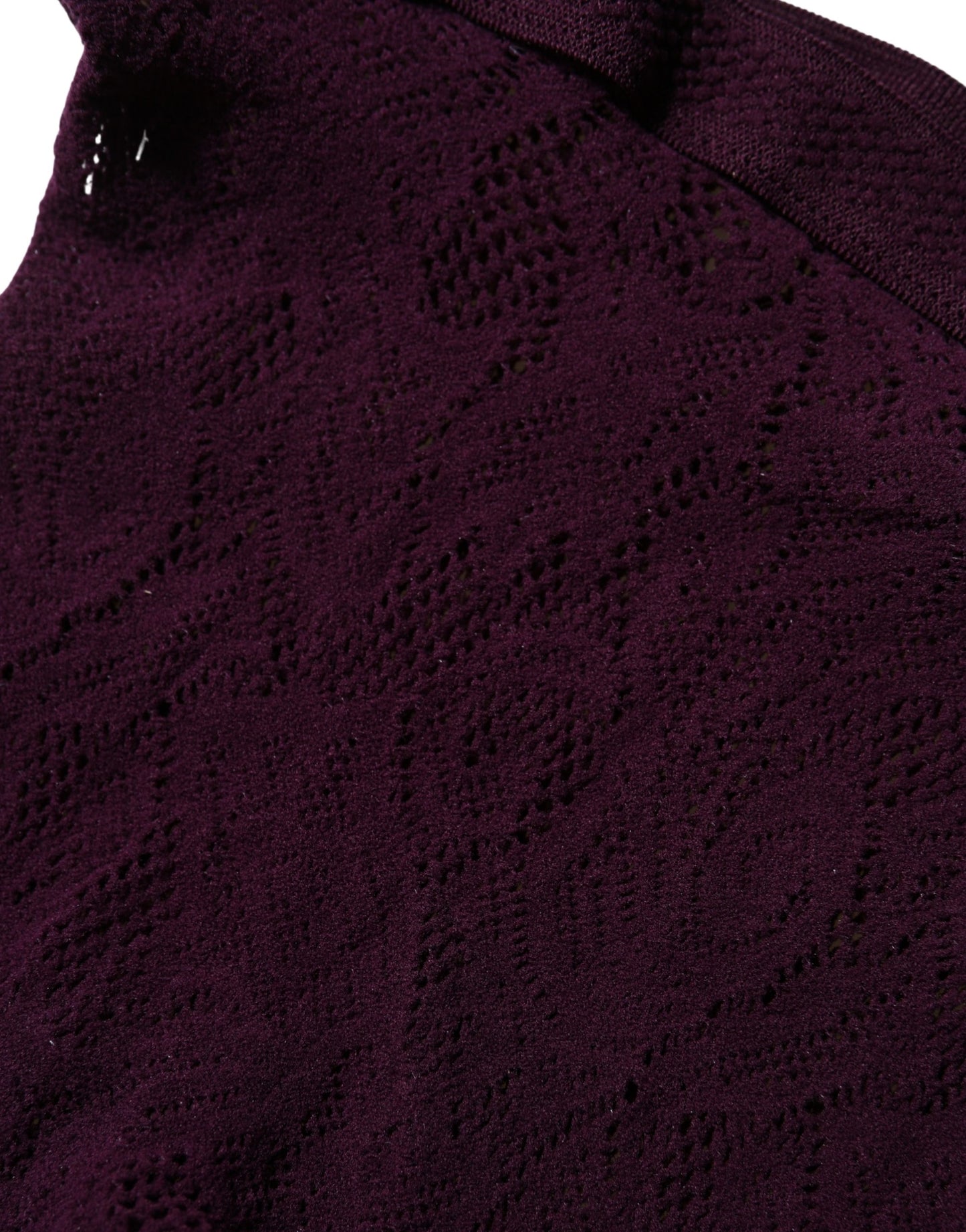 Dries Van Noten Violet Floral Fishnet Tights Stockings Pantyhose Socks Dries Van Noten