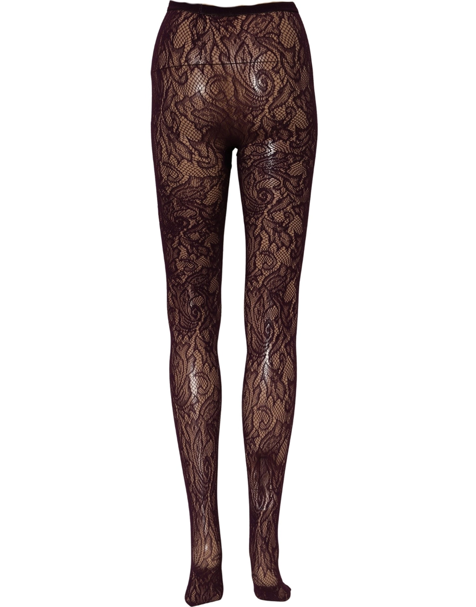 Dries Van Noten Violet Floral Fishnet Tights Stockings Pantyhose Socks Dries Van Noten
