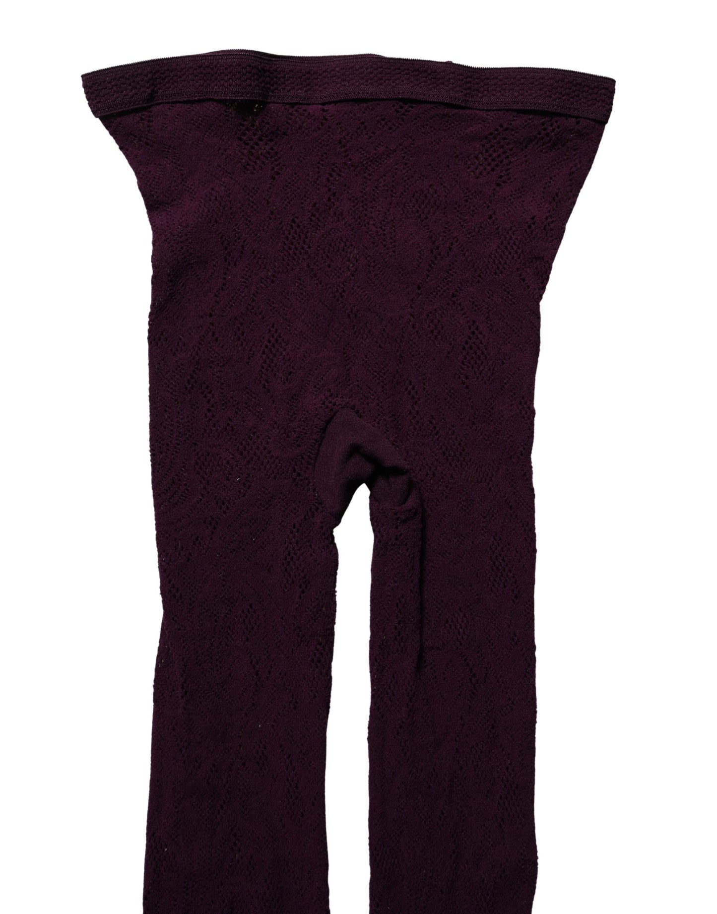 Dries Van Noten Violet Floral Fishnet Tights Stockings Pantyhose Socks Dries Van Noten