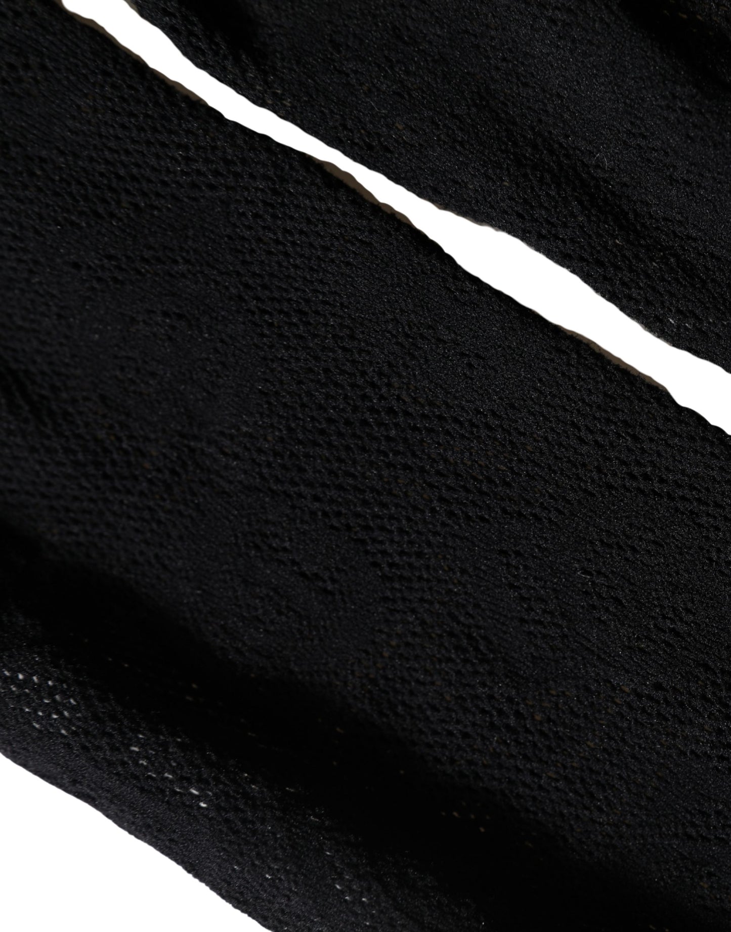 Dolce & Gabbana Black All Over Print Sheer Stretch Tights Socks Dolce & Gabbana