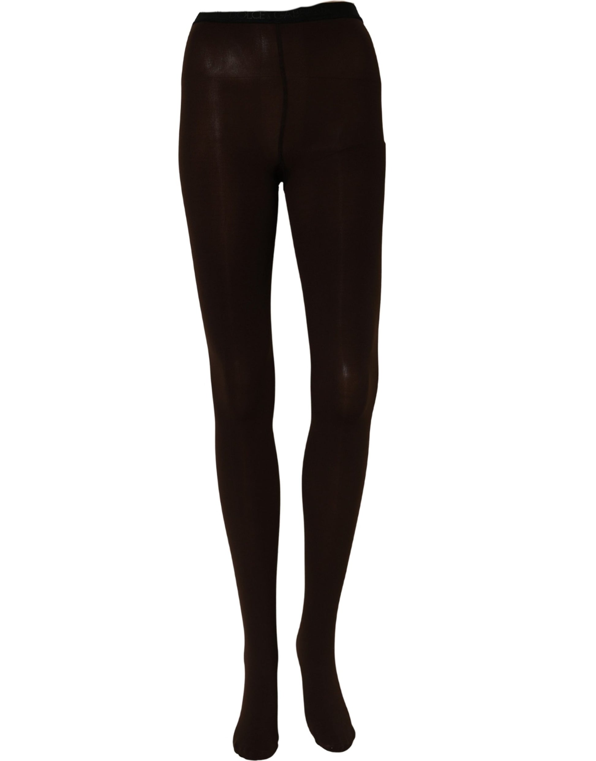 Dolce & Gabbana Brown Nylon Tights Stockings Pantyhose Socks Dolce & Gabbana