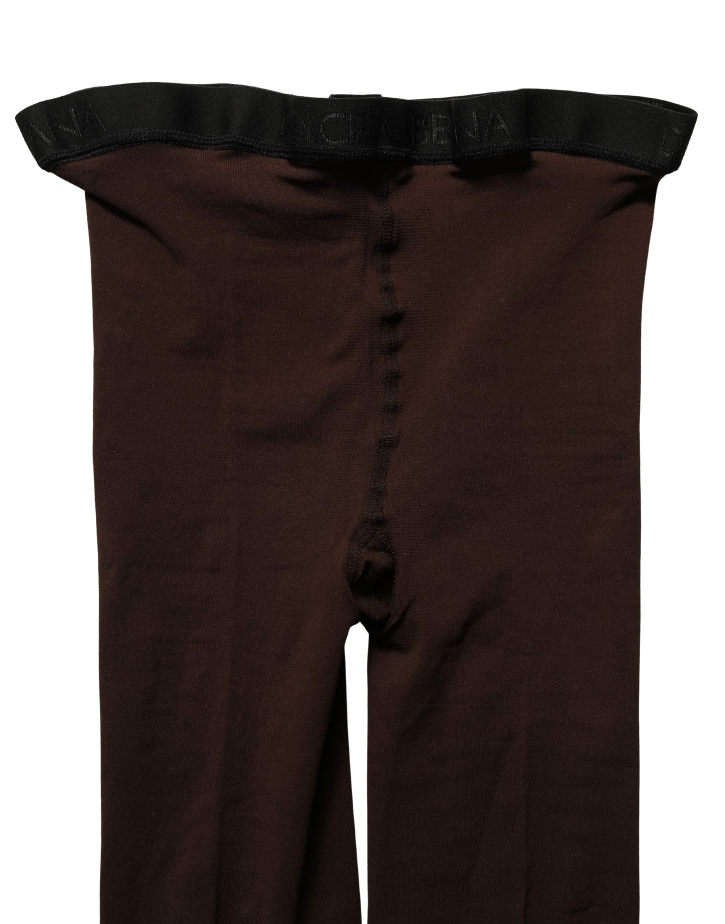 Dolce & Gabbana Brown Nylon Tights Stockings Pantyhose Socks Dolce & Gabbana