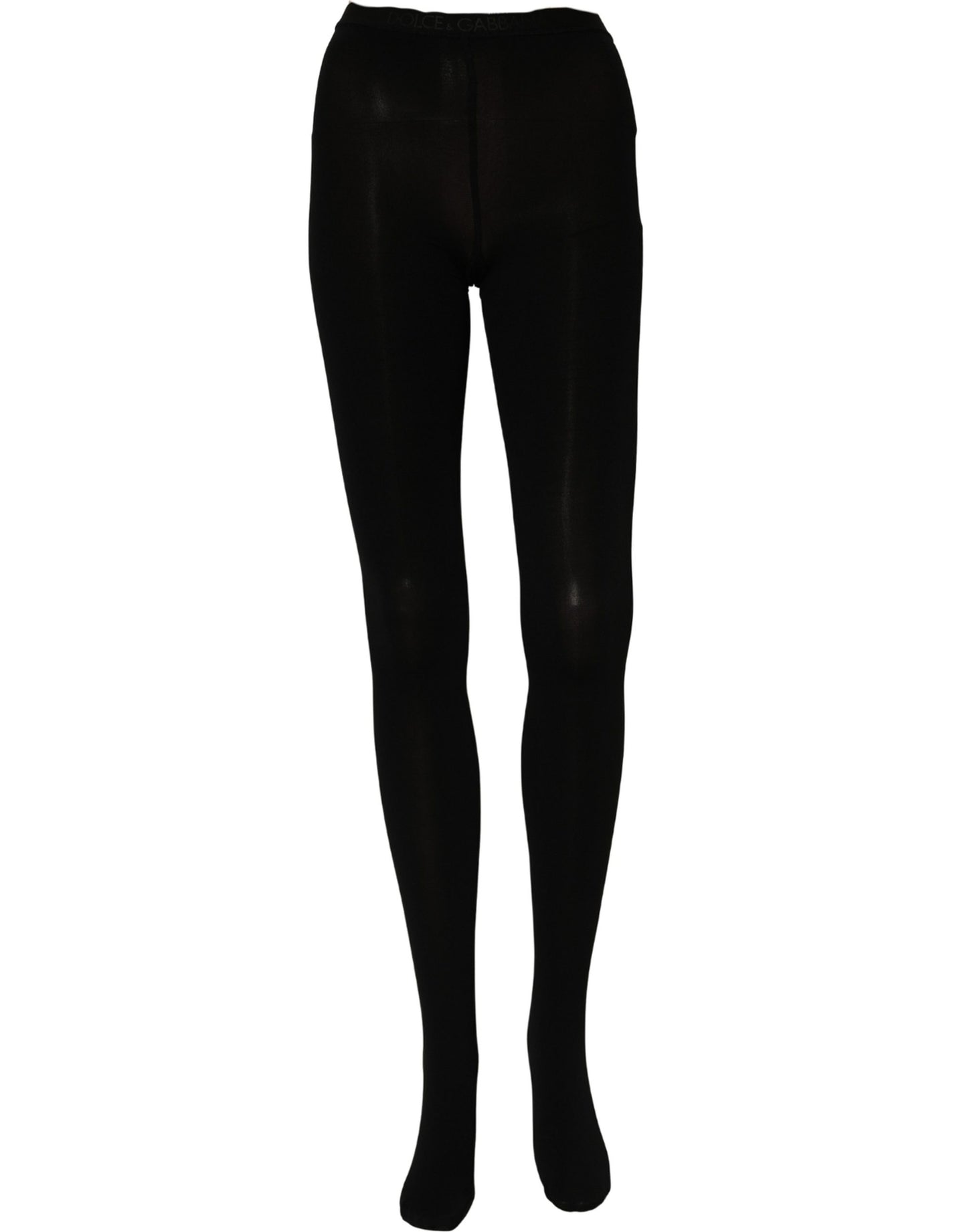 Dolce & Gabbana Black Nylon Tights Stockings Pantyhose Socks Dolce & Gabbana