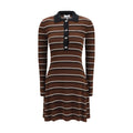 Ganni Brown Wool Oves Aries Casual Dress