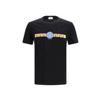 Versace Black Cotton T-Shirt Versace