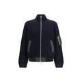 Sacai Blue Wool Oves Aries Sweatshirt Sacai