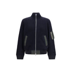 Sacai Blue Wool Oves Aries Sweatshirt Sacai