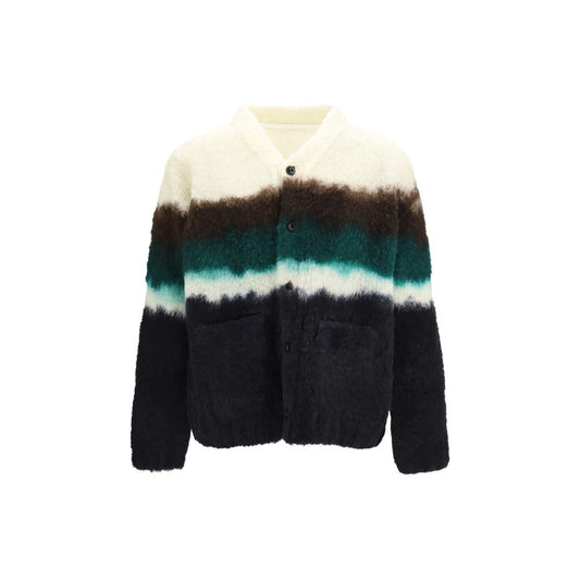Sacai Multicolor Wool Oves Aries Cardigan Sacai