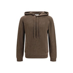 Roberto Collina Brown Wool Oves Aries Hoodie Roberto Collina