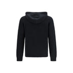 Roberto Collina Black Wool Oves Aries Hoodie Roberto Collina
