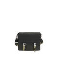 Fendi Black Calf Leather Bos Taurus Shoulder Bag Fendi