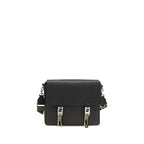 Fendi Black Calf Leather Bos Taurus Shoulder Bag Fendi