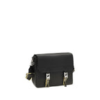 Fendi Black Calf Leather Bos Taurus Shoulder Bag Fendi
