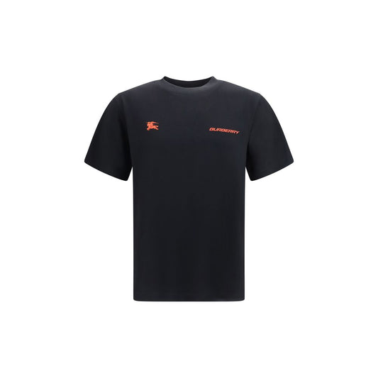Burberry Black Cotton T-Shirt Burberry