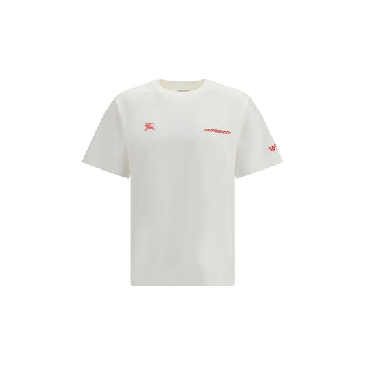 Burberry White Cotton T-Shirt Burberry