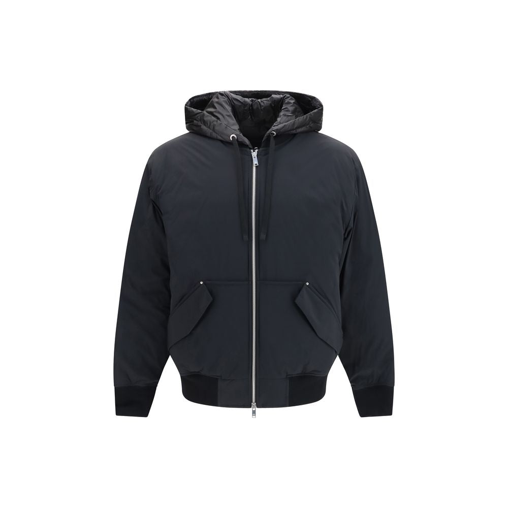 Moose Knuckles Black Nylon Full-Length Jacket Moose Knuckles