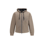 Moose Knuckles Beige Nylon Full-Length Jacket Moose Knuckles