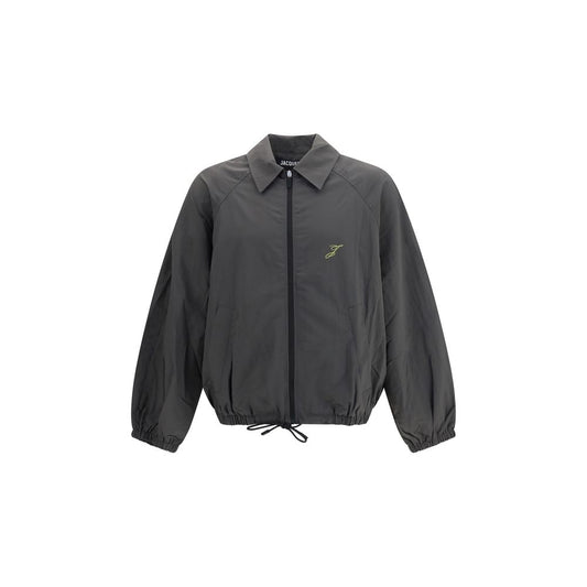 Jacquemus Gray Polyamide Full-Length Jacket Jacquemus