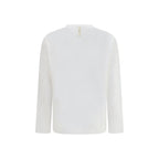 Jacquemus White Cotton Long Sleeve T-Shirt