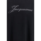 Jacquemus Black Cotton Long Sleeve T-Shirt