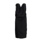 Magda Butrym Black Wool Oves Aries Cocktail Dress Magda Butrym